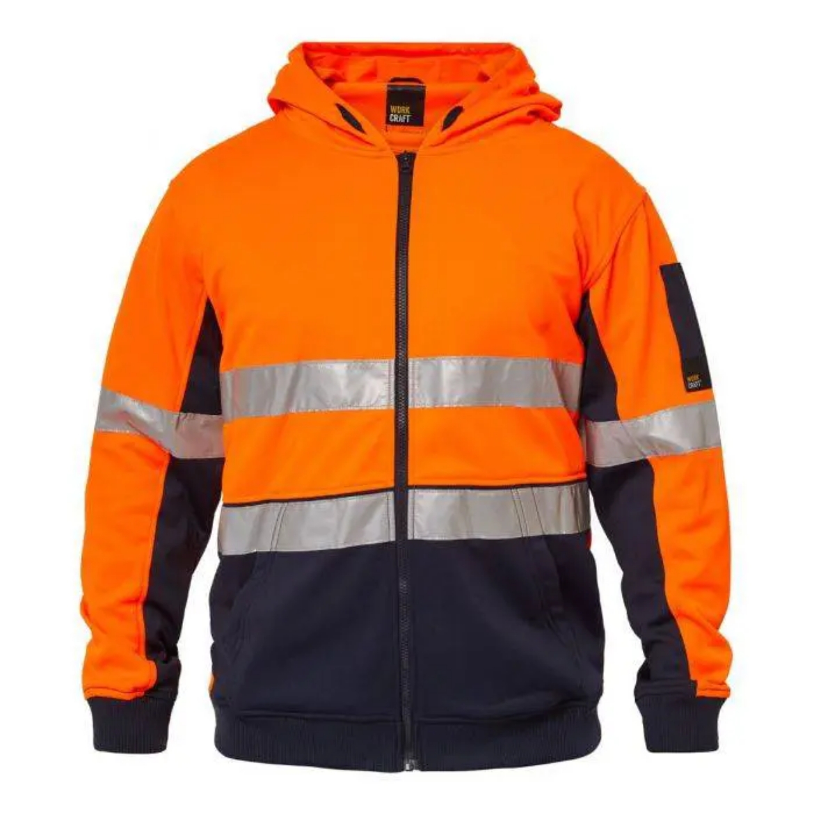 Picture of WorkCraft, Peak Hi Vis Two Tone Hoodie W CSR Tape